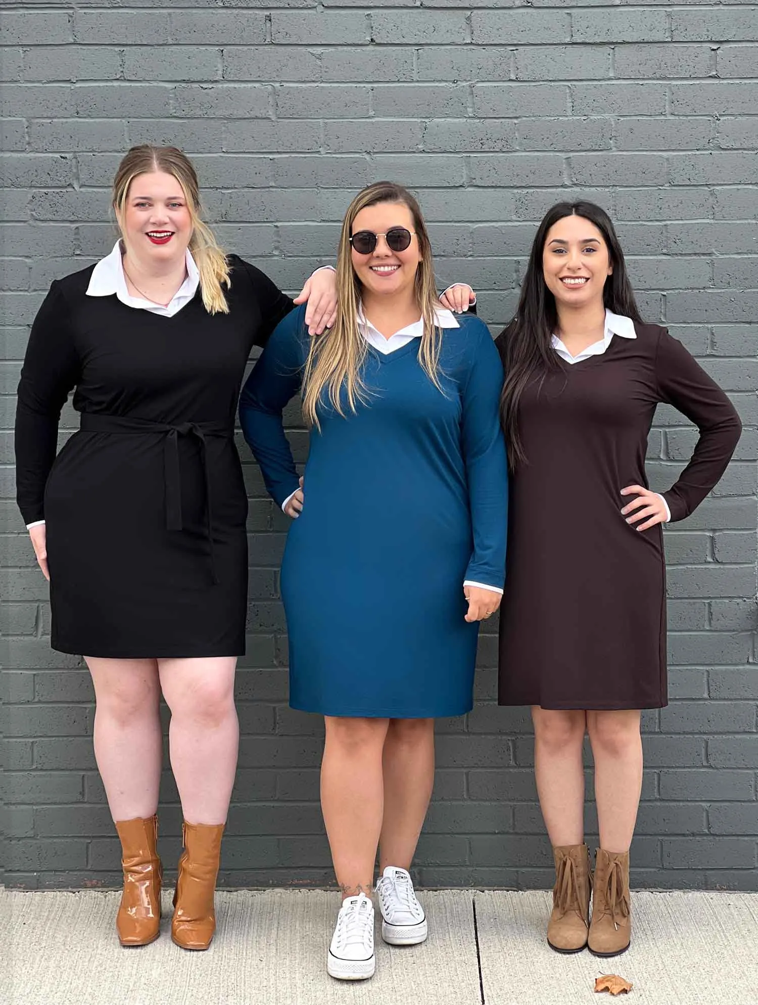 Adelaide collared long sleeve dress - FINAL SALE