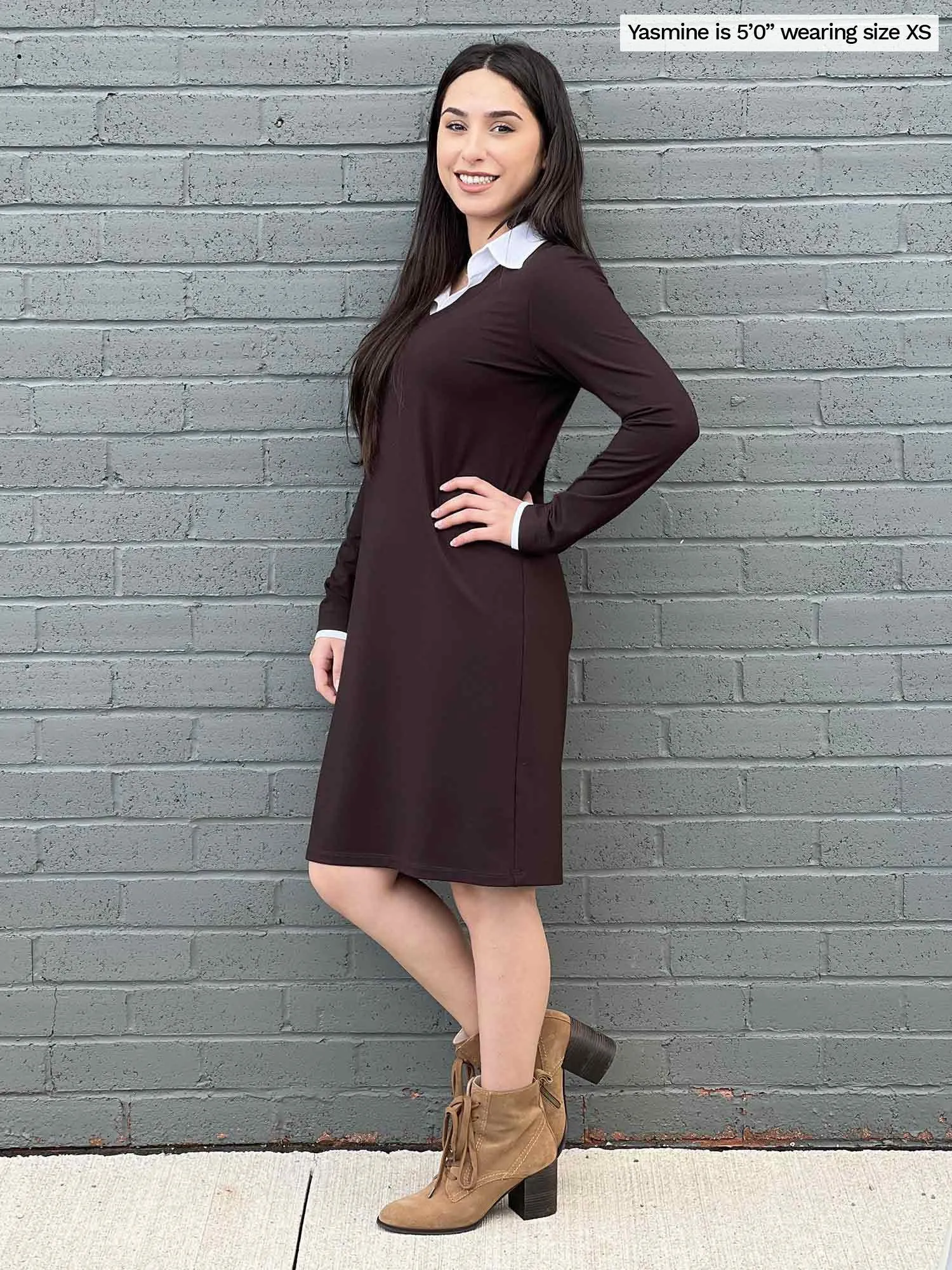 Adelaide collared long sleeve dress - FINAL SALE