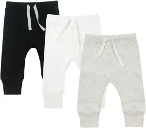 AIUI-HARNSBORN Baby Unisex 3-Pack Flexy Pants and Leggings