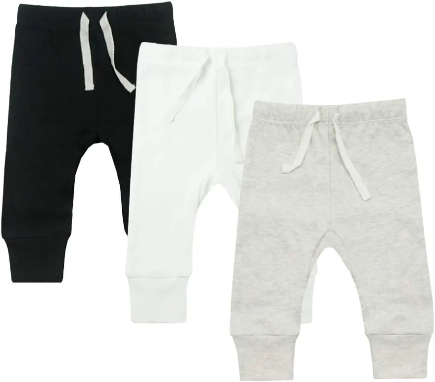 AIUI-HARNSBORN Baby Unisex 3-Pack Flexy Pants and Leggings