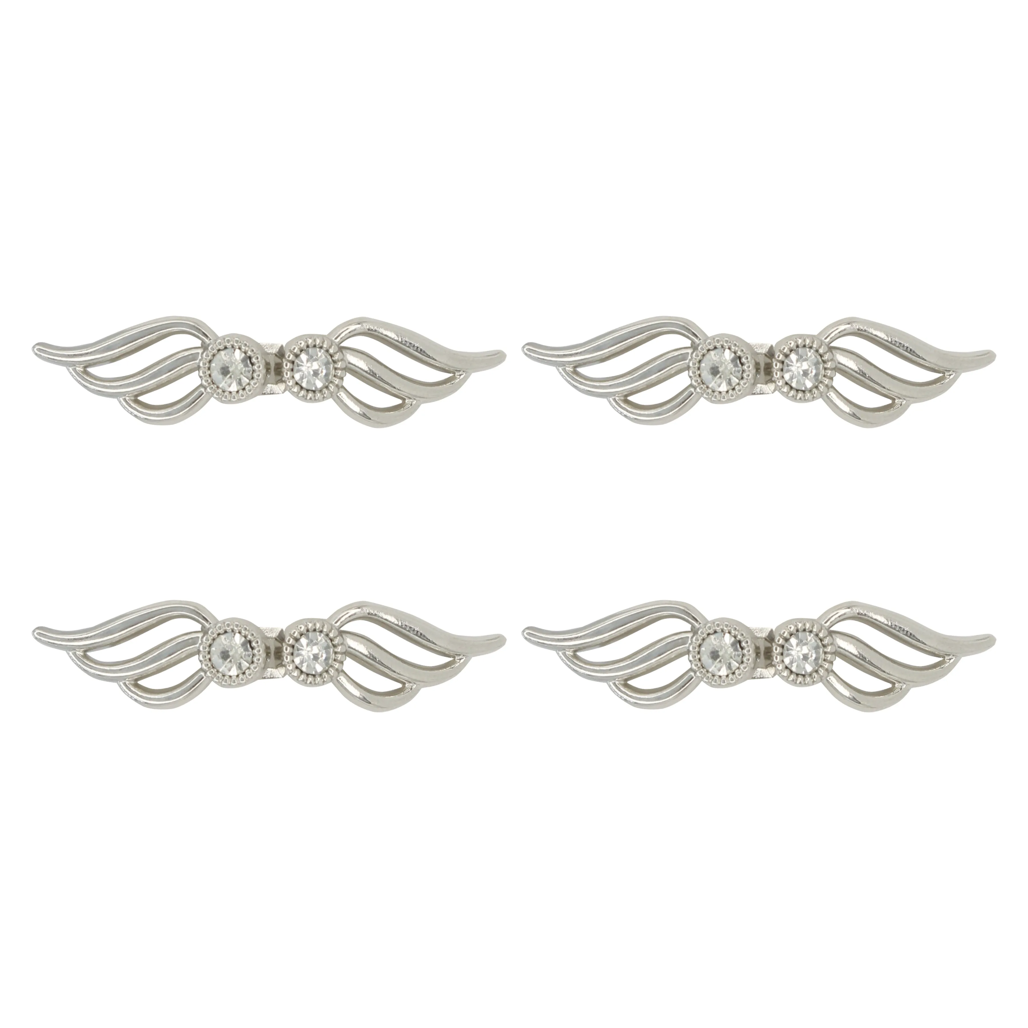 Angelic Wings Frog Closure Metal Buttons