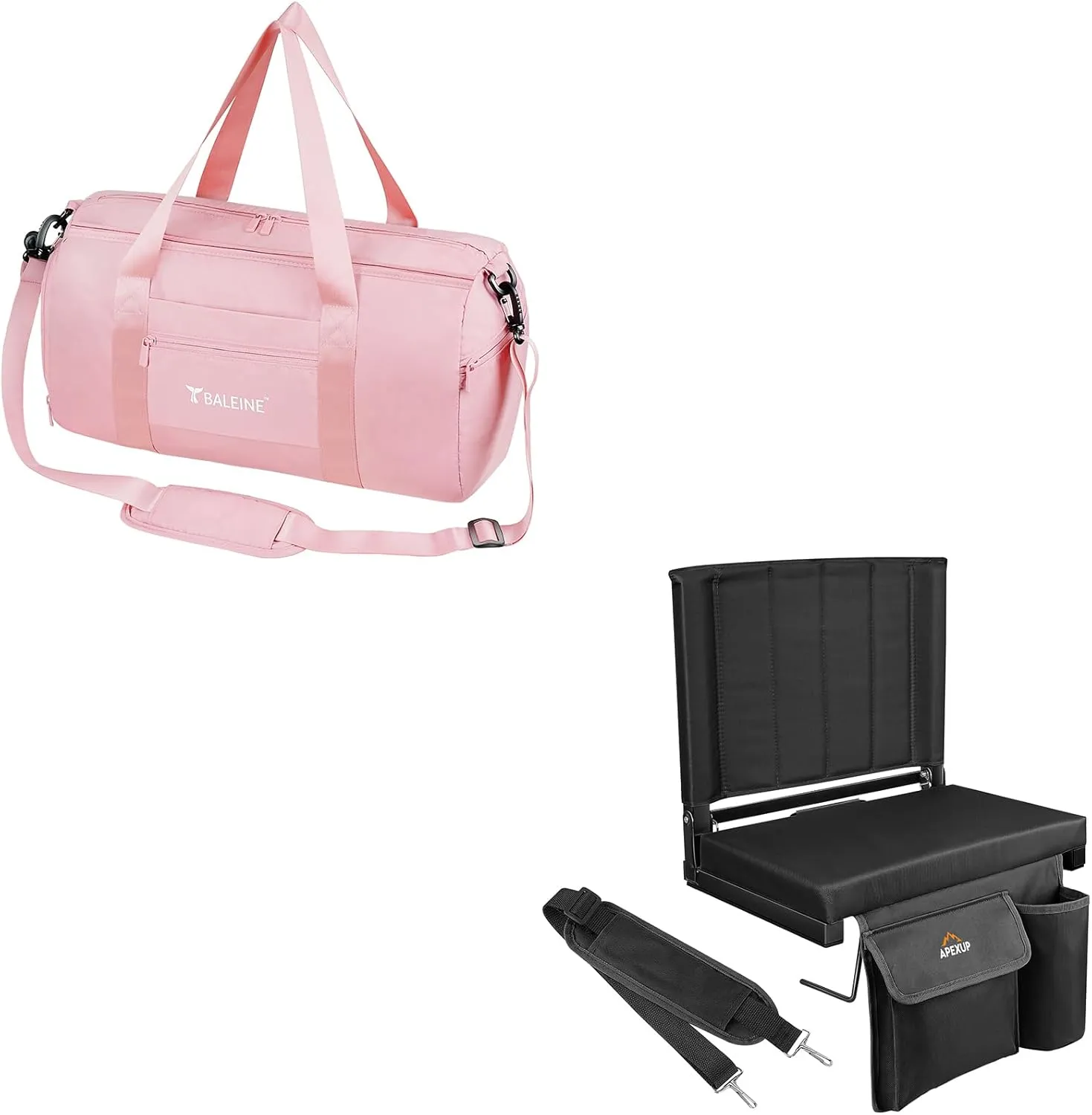 BALEINE Gym Bag   Stadium Seat with Back Support