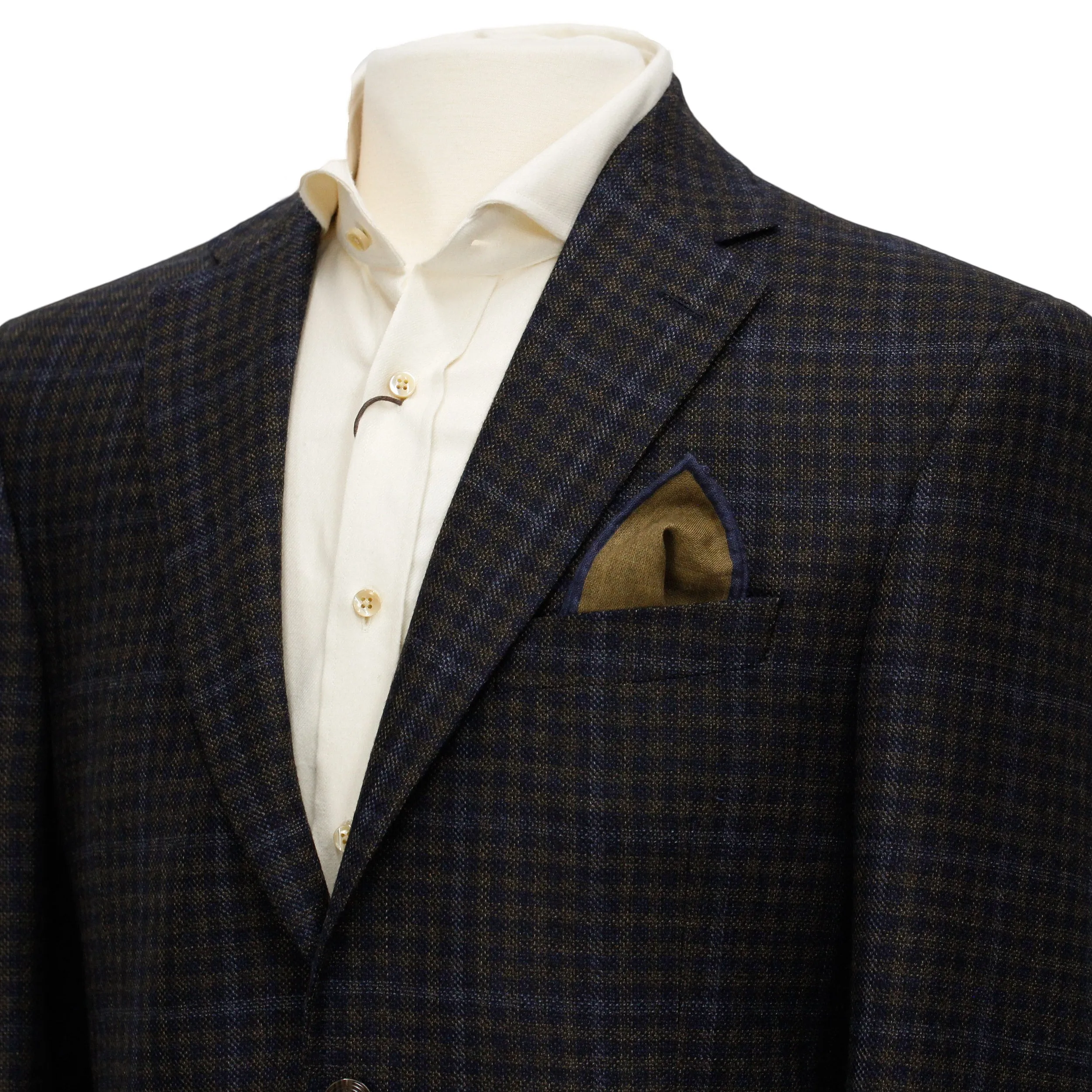Blue Square Check Conway Classic Fit Sport Jacket - Jack Victor