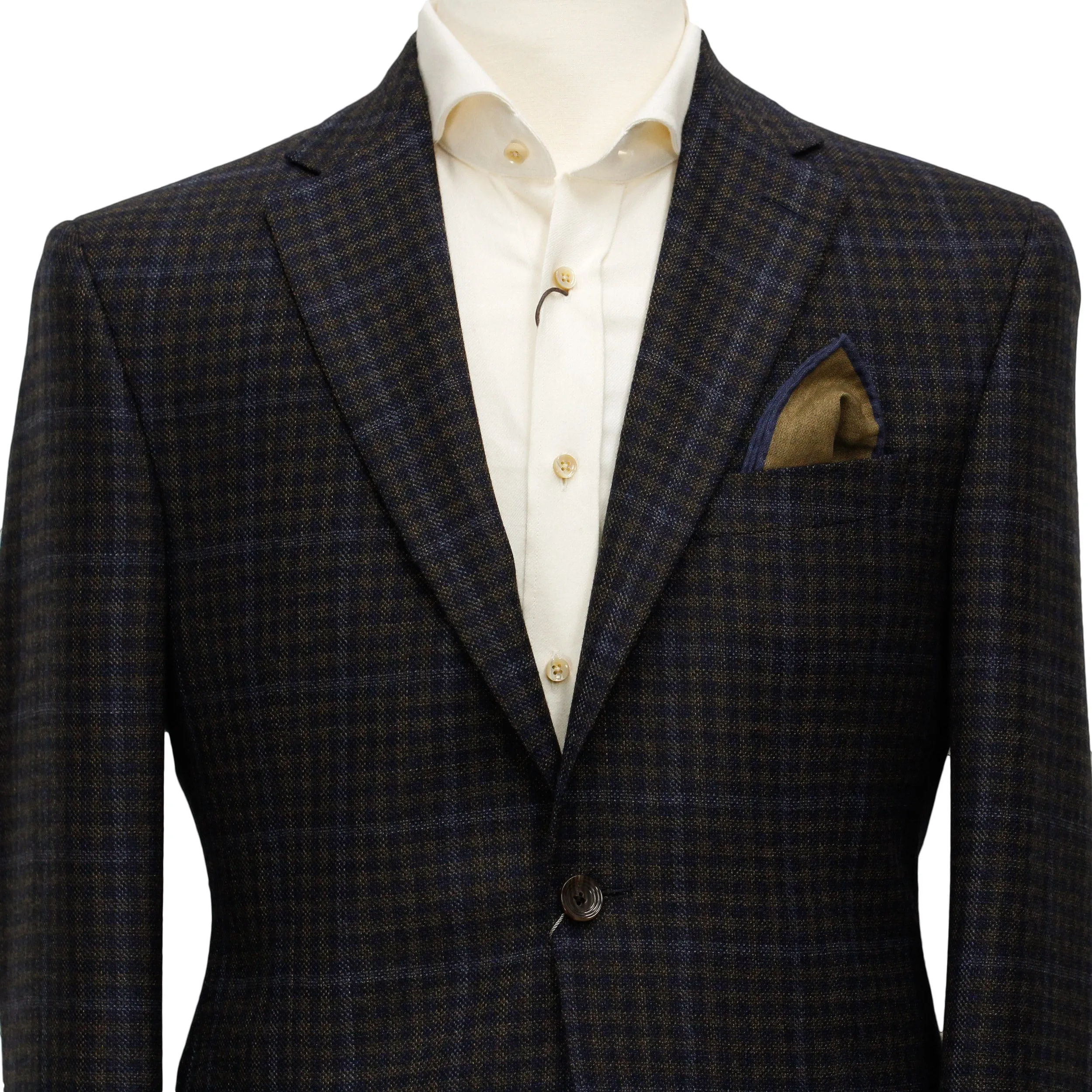 Blue Square Check Conway Classic Fit Sport Jacket - Jack Victor