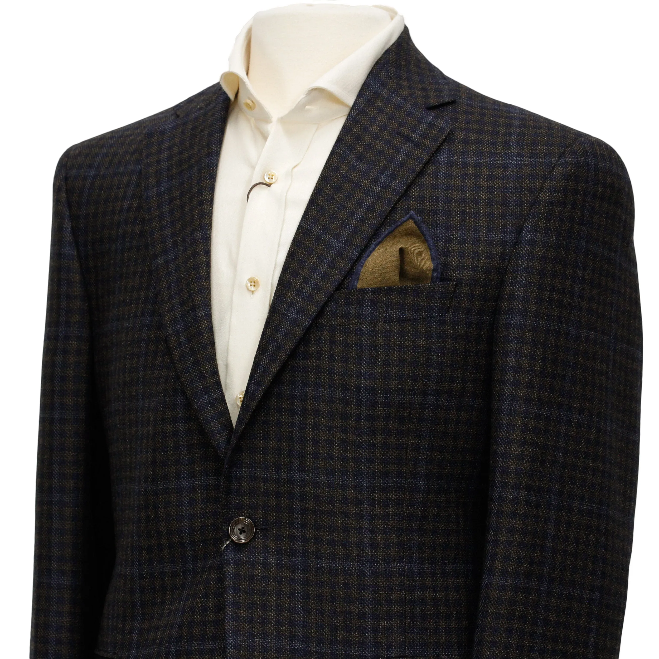 Blue Square Check Conway Classic Fit Sport Jacket - Jack Victor