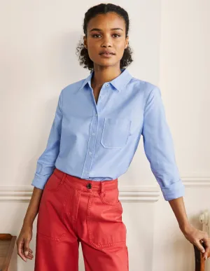 Classic Cotton Shirt-Blue Oxford