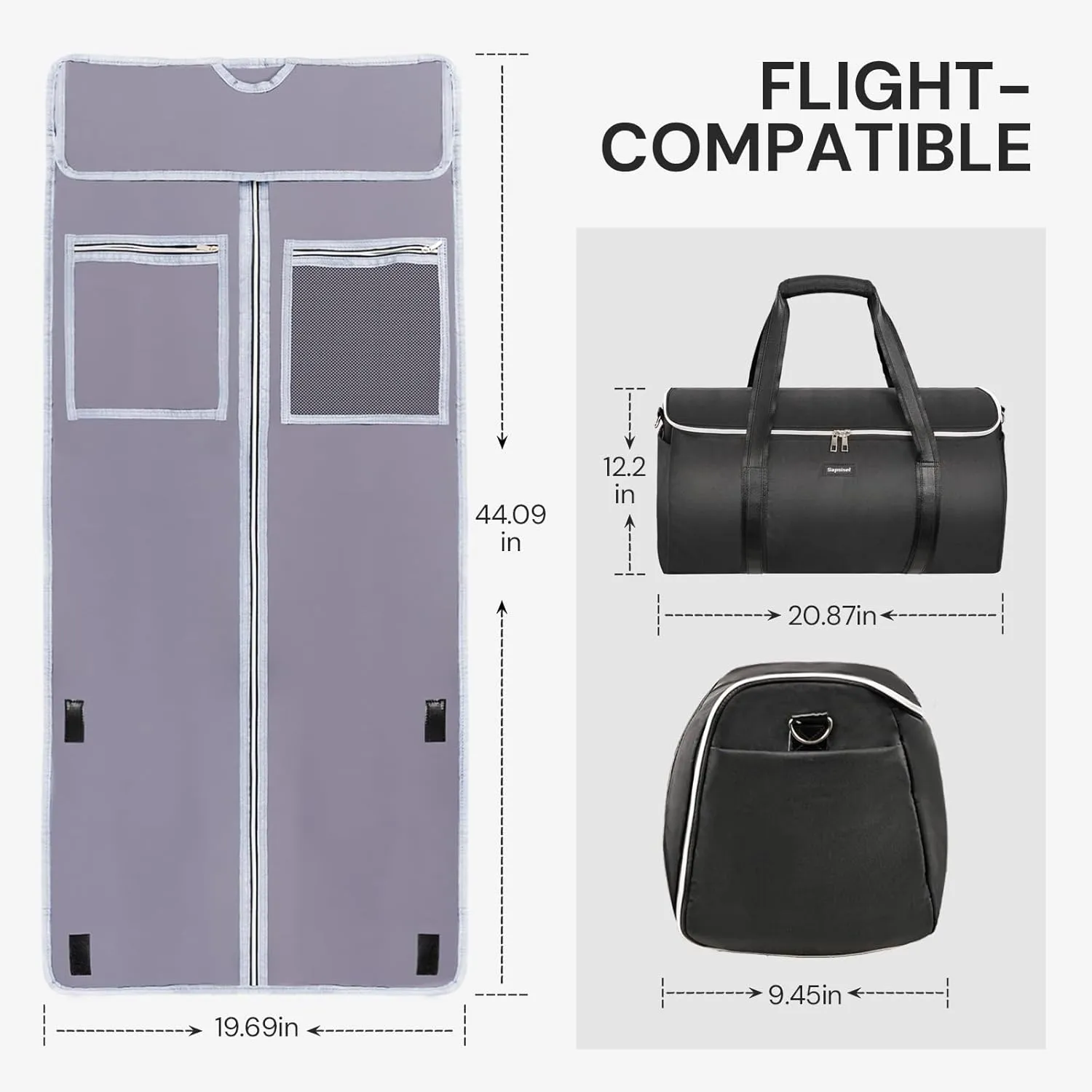Convertible Carry On Garment Bags Duffle Bag Combo