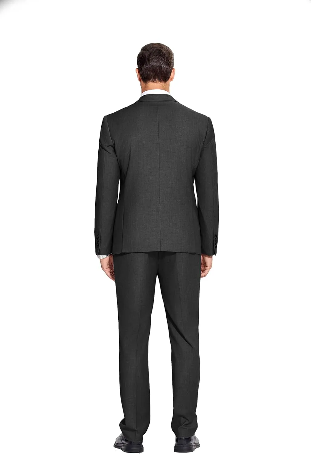 COOFANDY Mens Tuxedo Suit Set Slim Fit 2 Piece One Button Blazer Jacket Pants for Wedding,Dinner,Prom