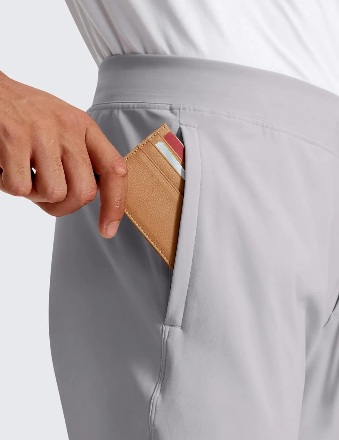 CRZ YOGA Mens 4-Way Stretch Golf Joggers with Pockets 30"/32" - Track Gym Athletic Workout Hiking Pants