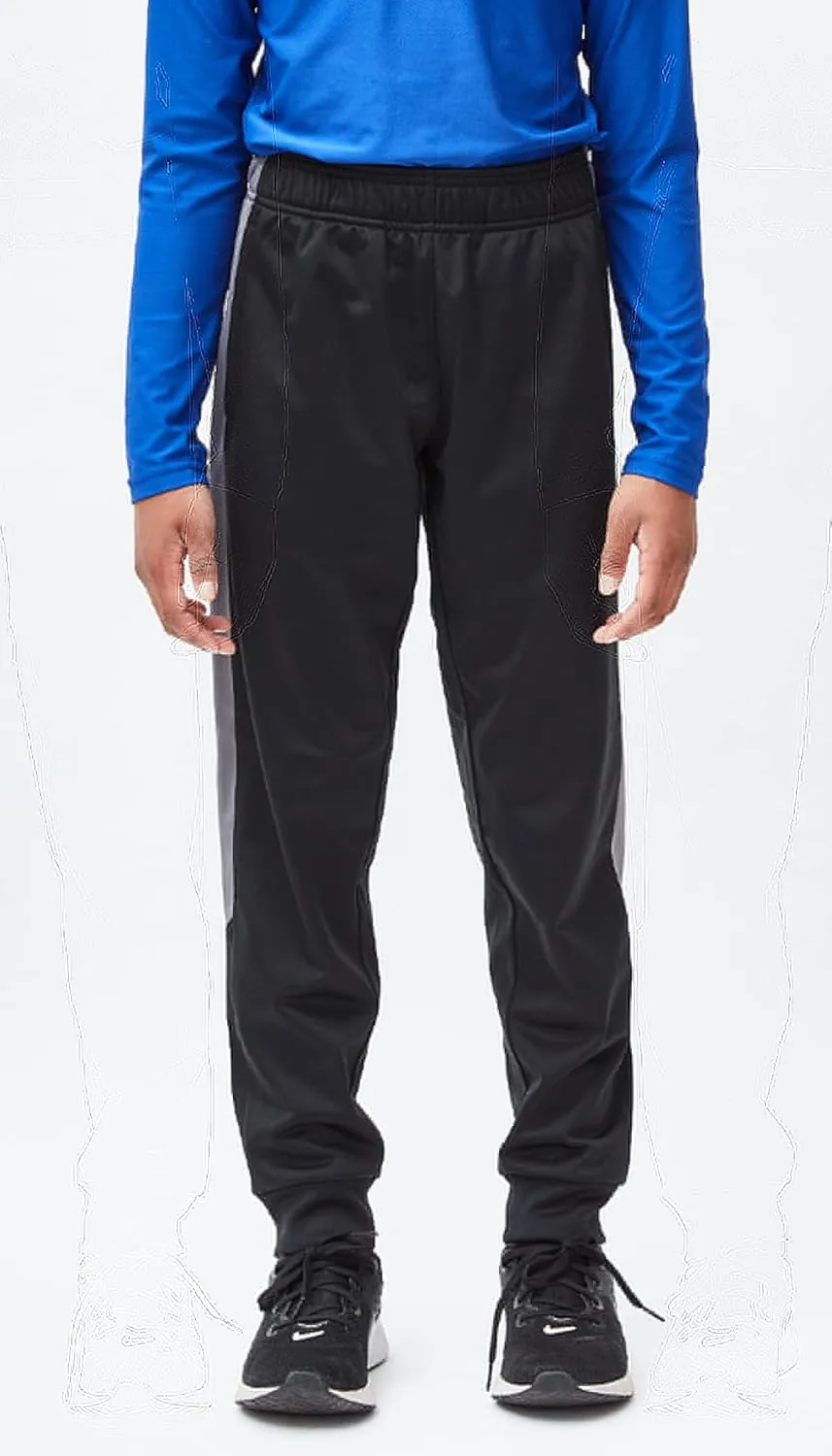 DEVOPS Boys Active Performance Workout Athletic Training Pants [2 Pack]