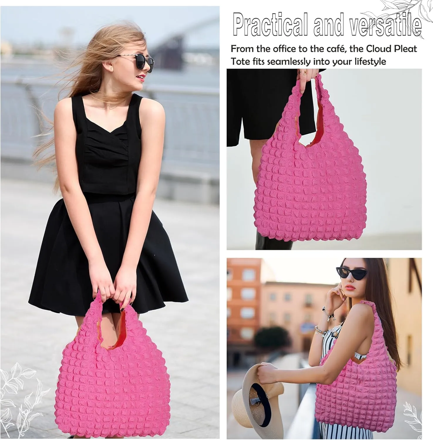 Foldable Travel Bag, Lightweight Tote Bag, Wrinkle-Free Storage, Nylon Multiple Compartments
