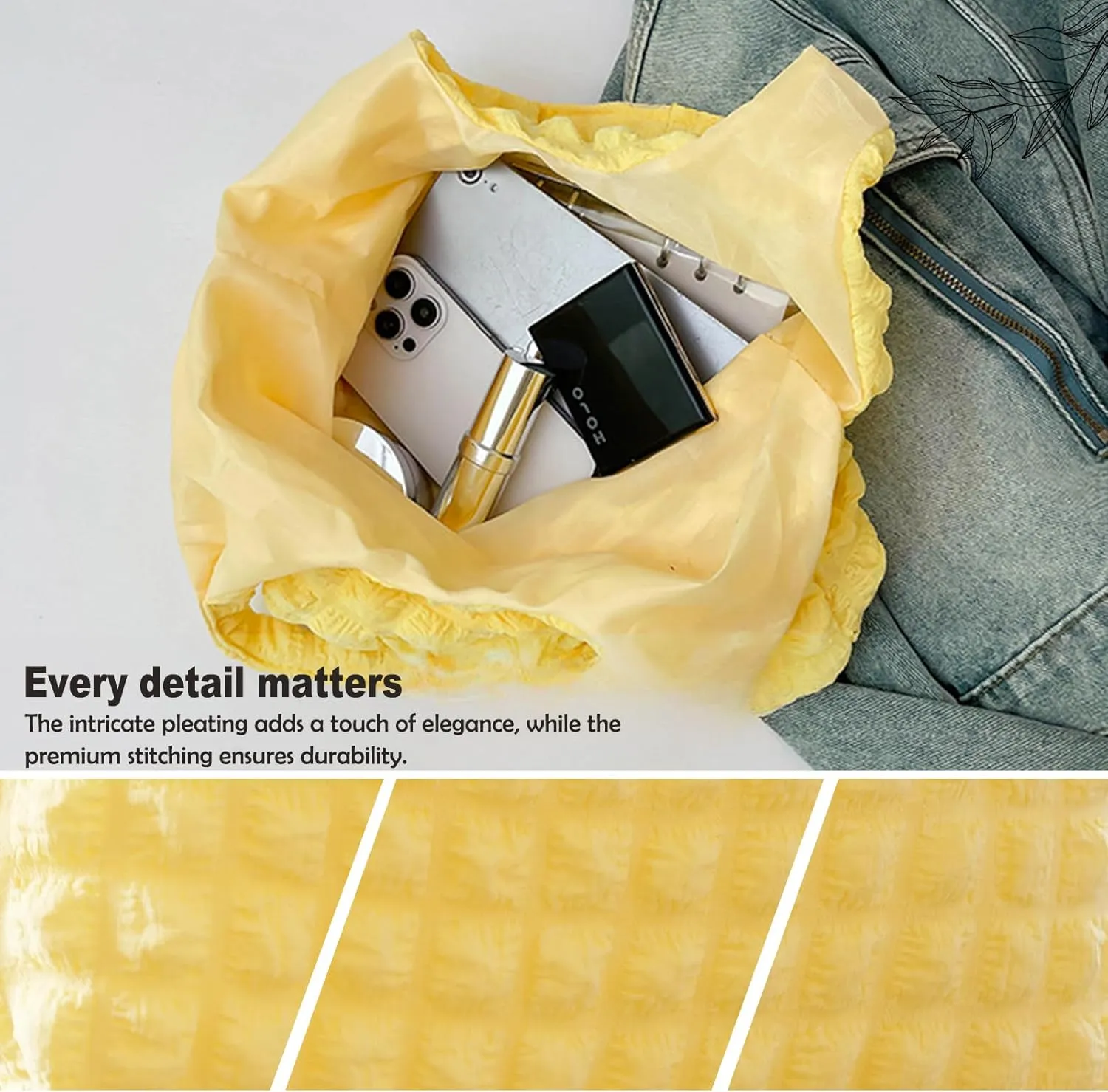Foldable Travel Bag, Lightweight Tote Bag, Wrinkle-Free Storage, Nylon Multiple Compartments