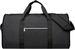 Garment Bags - Foldable Waterproof Duffel Bags | The Nylon Zipper Tote Bag for Clothes, Lightweight Flight Bag for Business Travel, Black, Consulte la descripcin, See description, Black, Consulte la