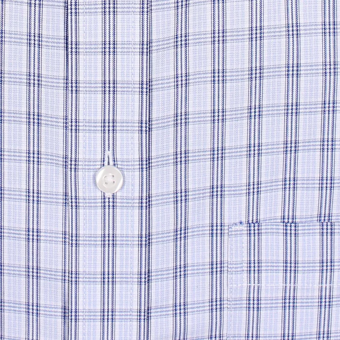 Gold Label Men's Slim Fit Spread Collar Long Sleeve Dress Shirt with Pocket Non-Iron Wrinkle Free