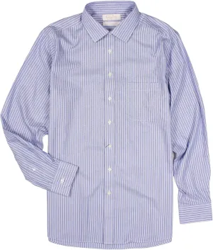 Gold Label Men's Slim Fit Spread Collar Long Sleeve Dress Shirt with Pocket Non-Iron Wrinkle Free