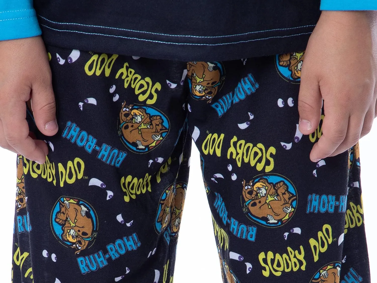 INTIMO Scooby-Doo Boys' Scooby Shaggy Ruh-Roh! Raglan Sleep Pajama Set