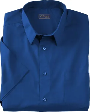KingSize Men's Big & Tall Tall Wrinkle-Free Short-Sleeve Dress Shirt