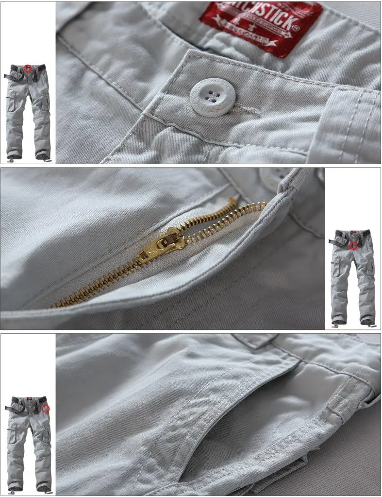 Match Men's Casual Wild Cargo Pants Outdoors Work Wear #6531