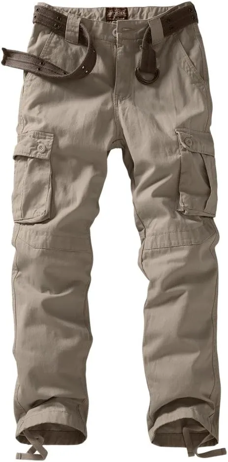 Match Men's Casual Wild Cargo Pants Outdoors Work Wear #6531