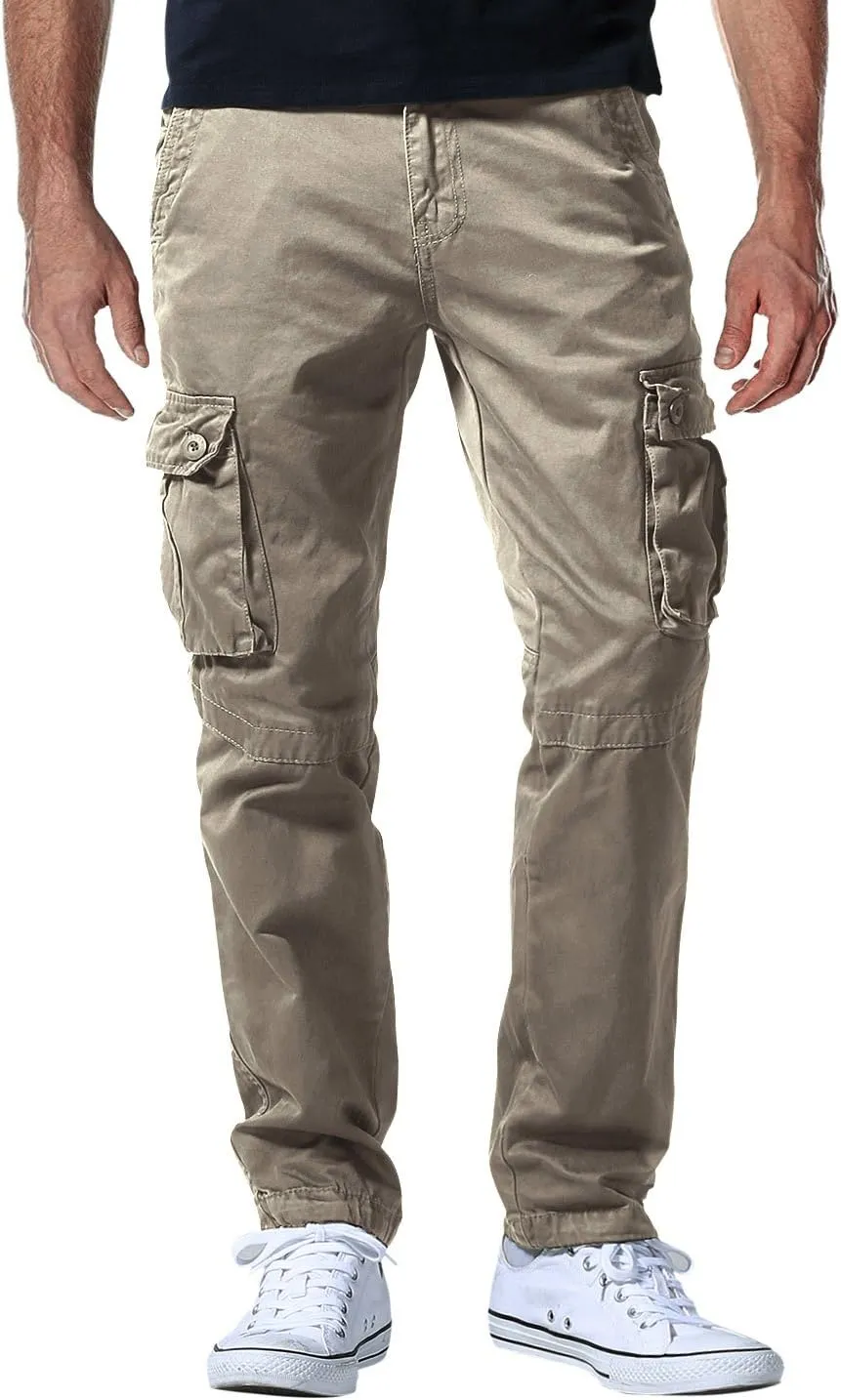 Match Men's Casual Wild Cargo Pants Outdoors Work Wear #6531