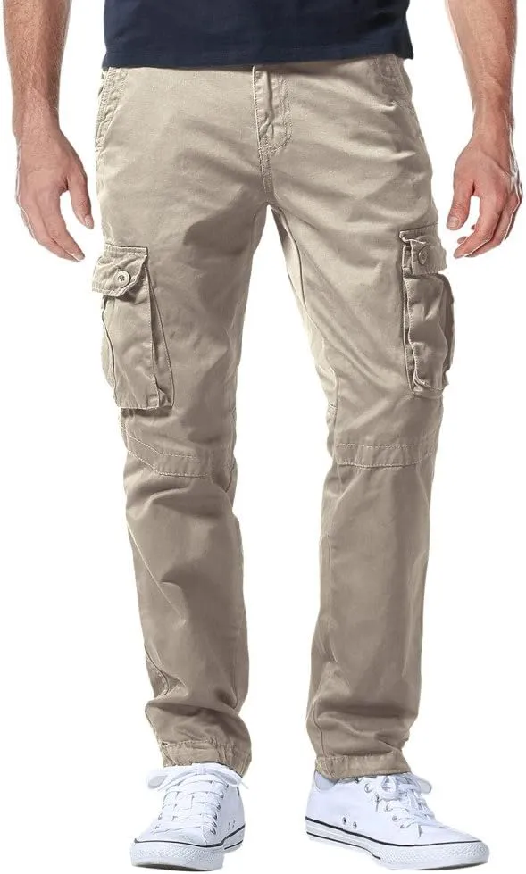 Match Men's Casual Wild Cargo Pants Outdoors Work Wear #6531