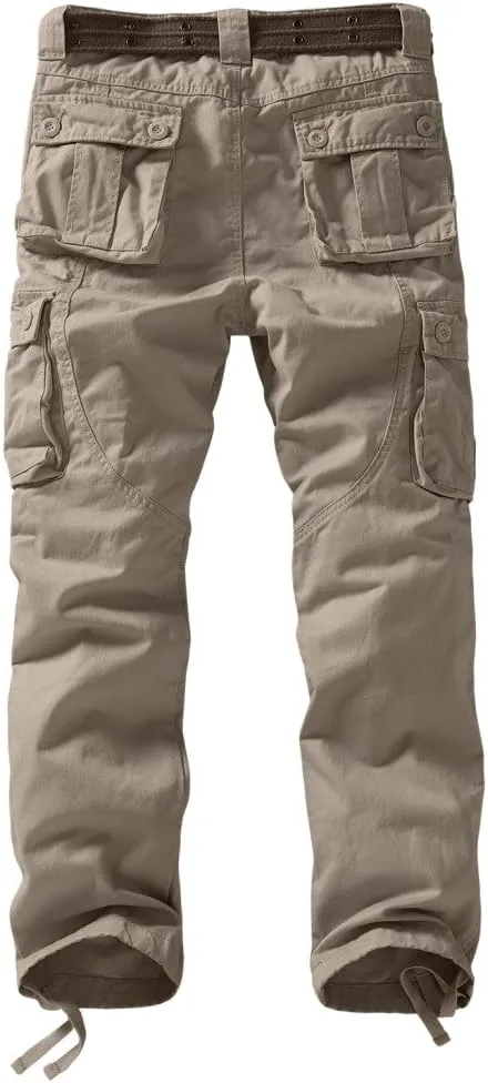 Match Men's Casual Wild Cargo Pants Outdoors Work Wear #6531