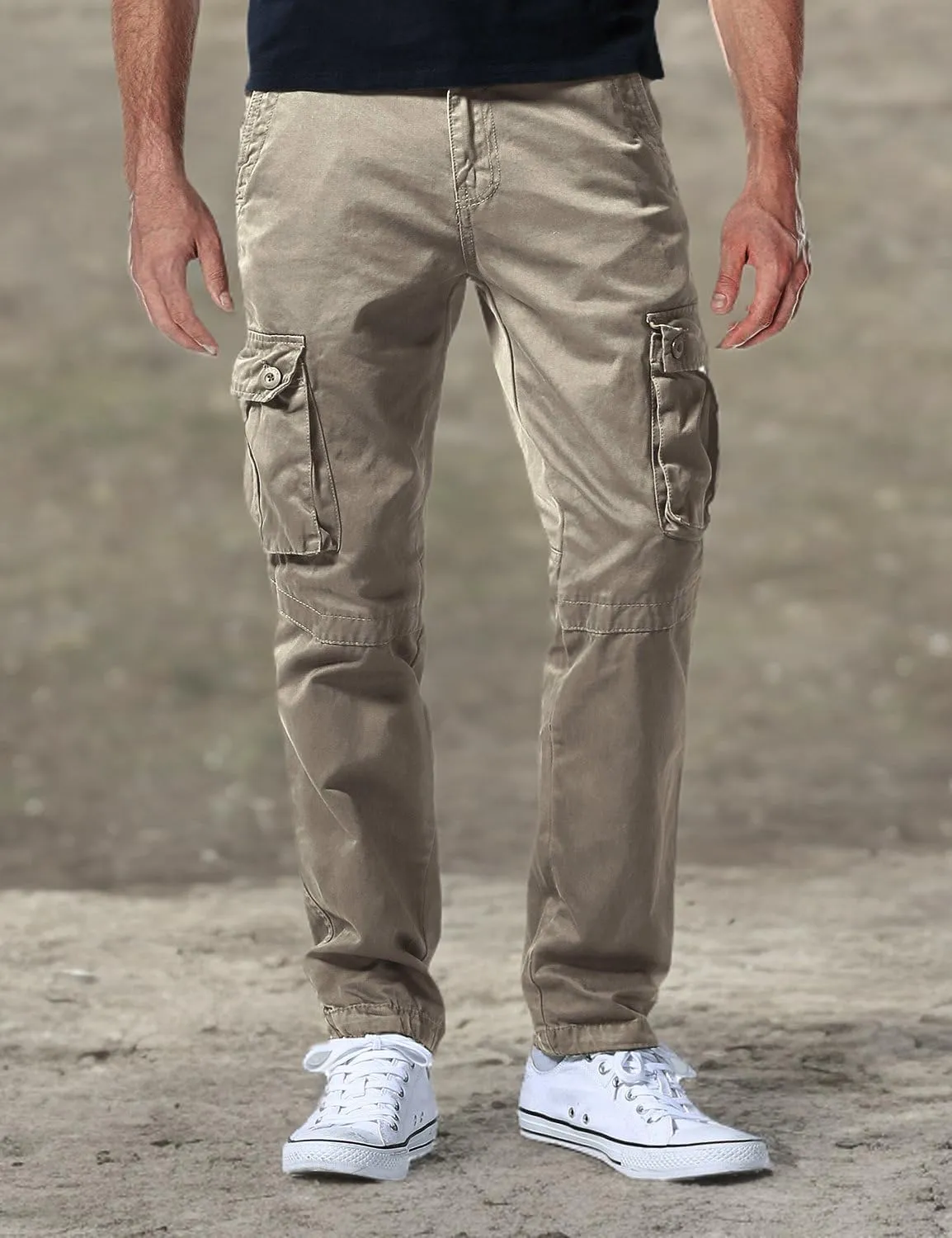Match Men's Casual Wild Cargo Pants Outdoors Work Wear #6531