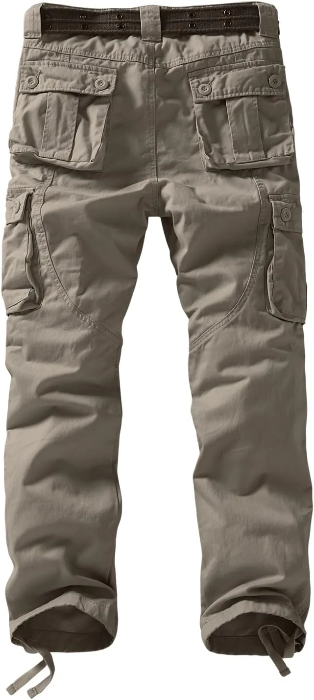 Match Men's Casual Wild Cargo Pants Outdoors Work Wear #6531