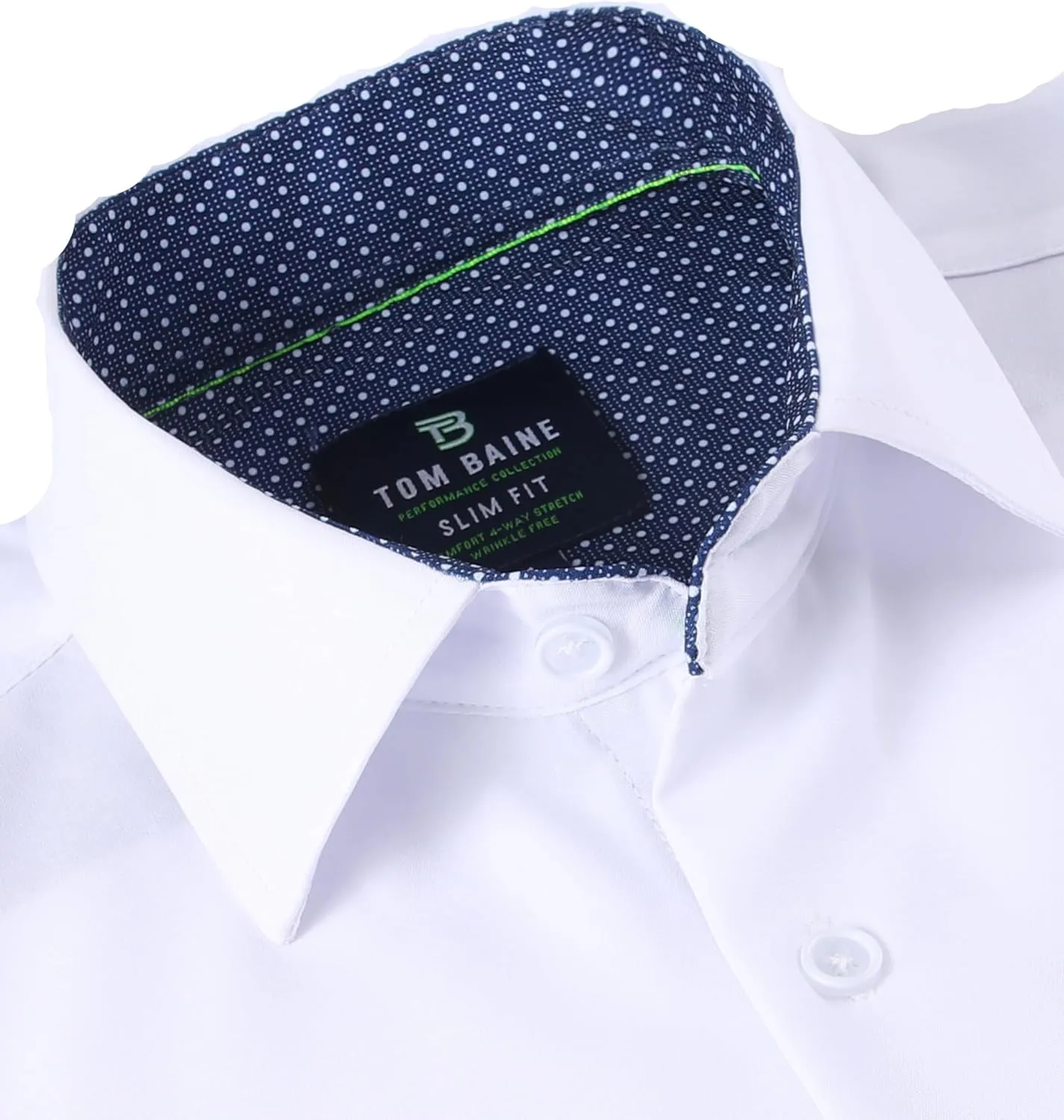Men Slim Fit Performance Short Sleeve Solid