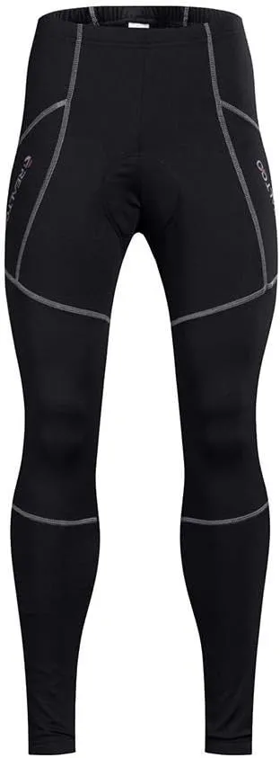 Men's Cycling Jersey Set Long Sleeve Full Zipper Quick-Dry Bike Shirt 3D Padded Cycling Tights Pants