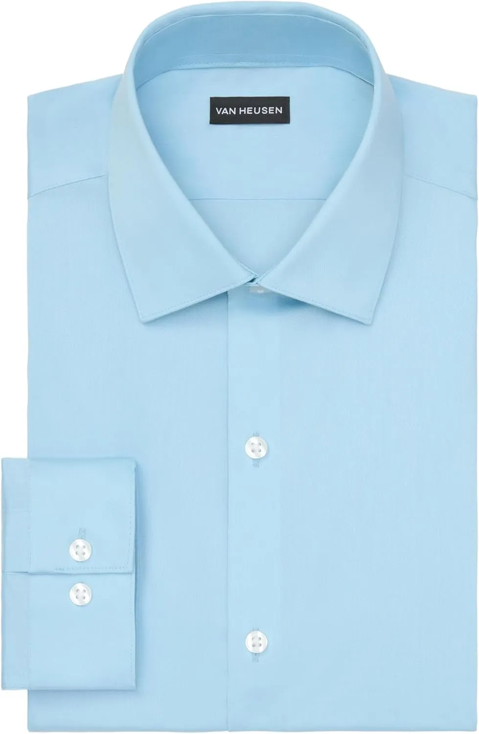 Men's Dress Shirt Regular Fit Ultra Wrinkle Free Flex Collar Stretch Solid
