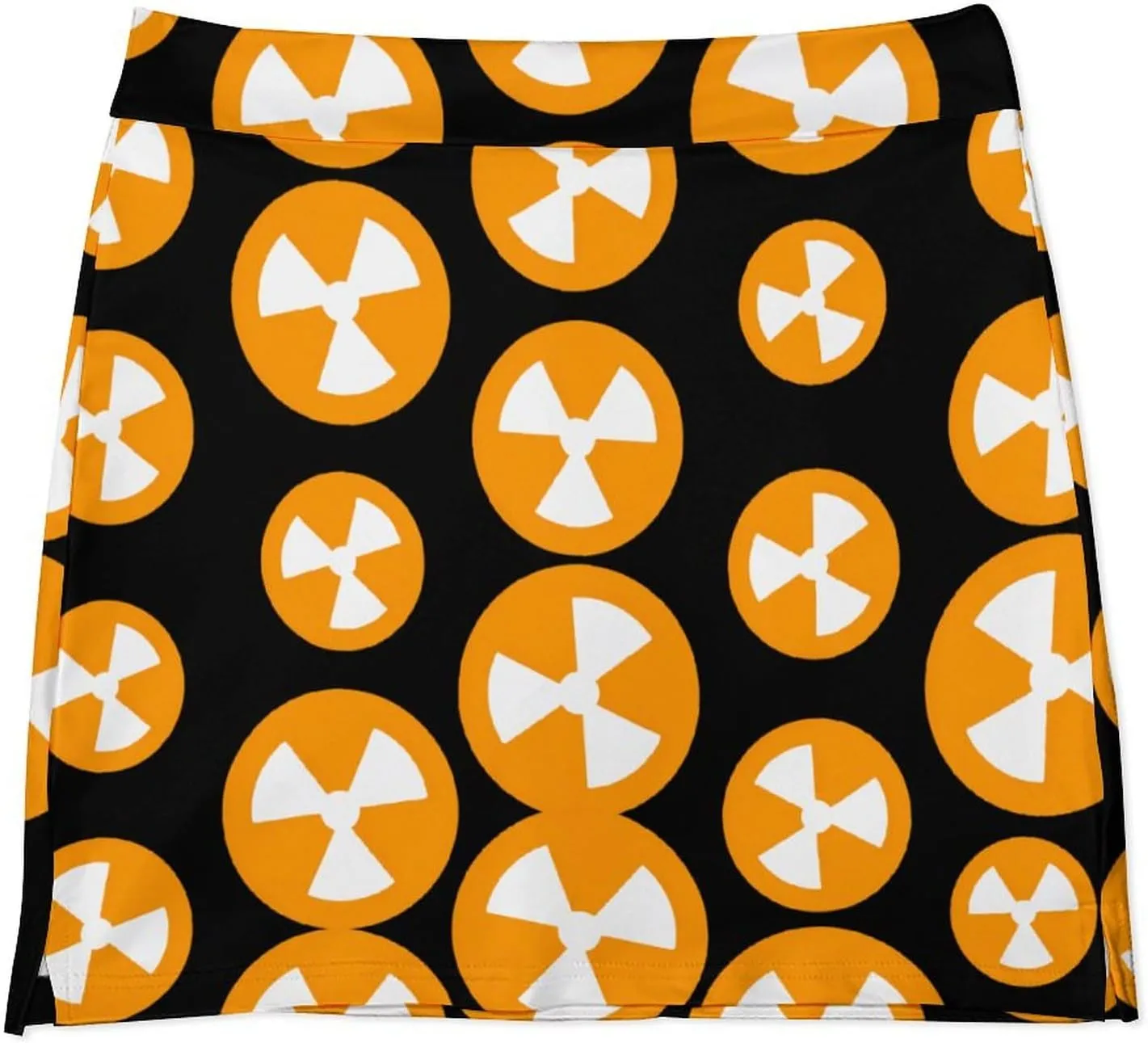 Nuclear Danger Women's Skort Athletic Skirt Golf Skorts A-line Skirts with Built-in Shorts Pockets
