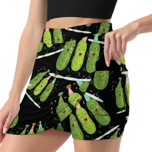 Pickle Party Women's Skort Athletic Skirt Golf Skorts A-line Skirts with Built-in Shorts Pockets