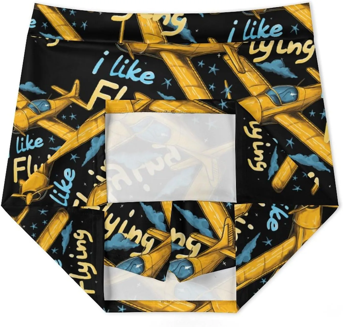 Pilot I Love Flying Plane Women's Skort Athletic Skirt Golf Skorts A-line Skirts with Built-in Shorts Pockets