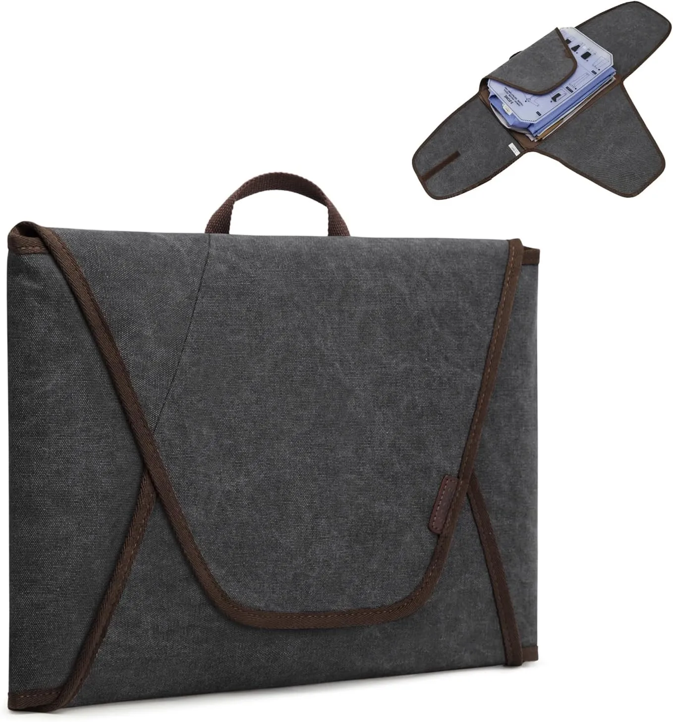 S-ZONE Garment Folder Compression Packing Cubes for Travel Garment Bag with Wrinkle-Free Luggage Suitcase Organizer Bags
