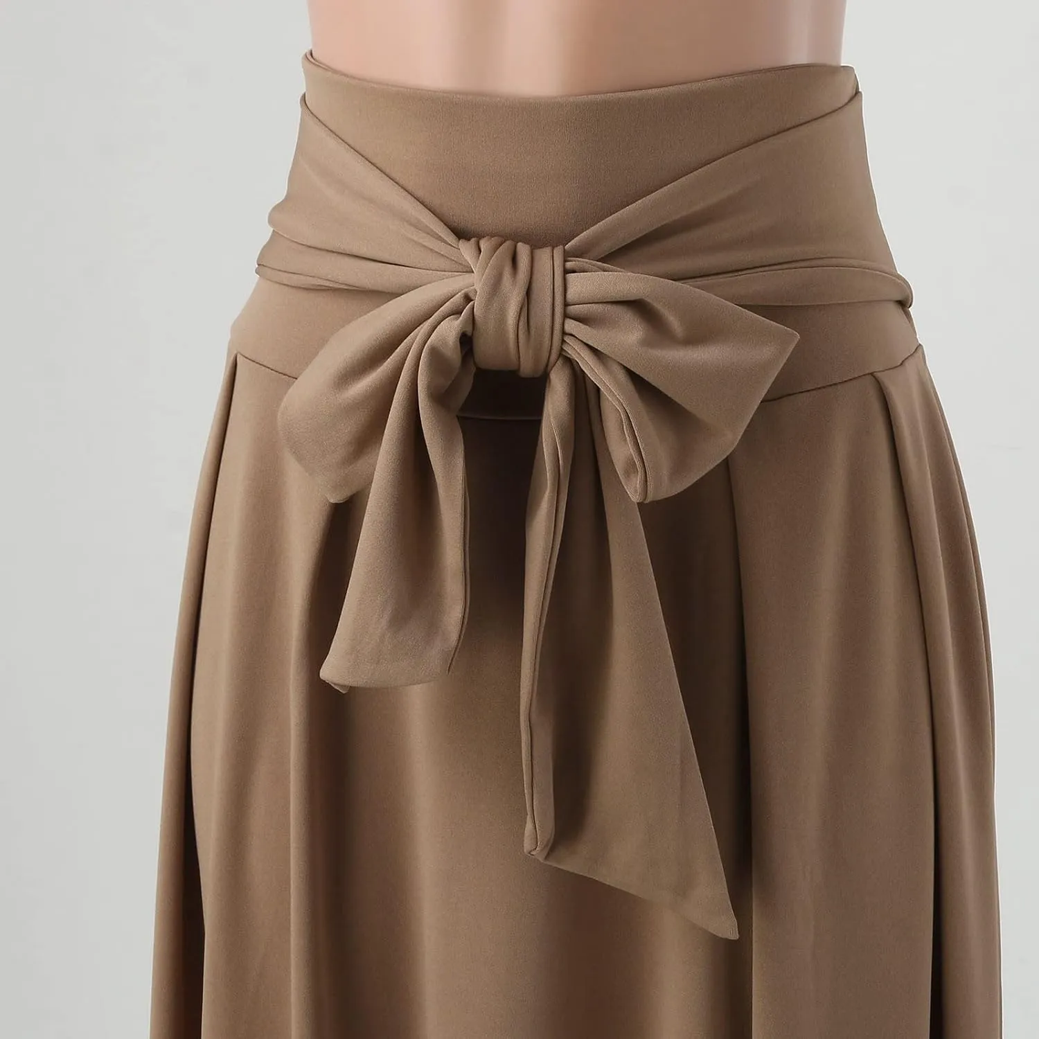 Skirts Black Women Bubble Long Skirt Y2k Flowy Swing a Line Maxi Skirt Cute Ruffle Pleated Midi Skirt