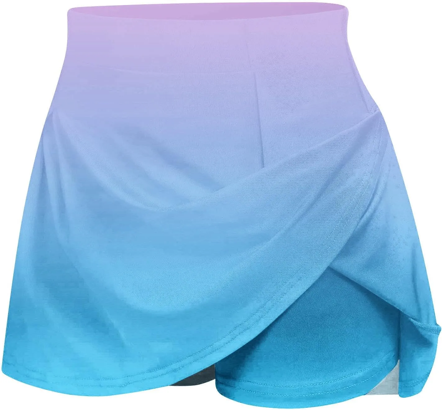 TANGNADE Womens Pleated Skorts Plus Size Skorts for Women High Waist Athletic Sports Pants Skirt Casual Strecthy Shorts