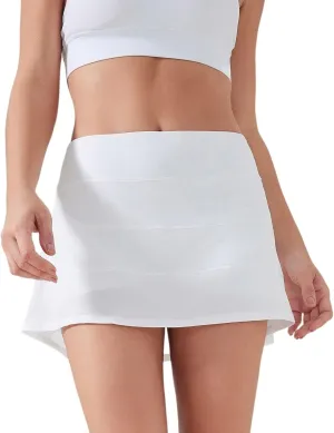 Tennis Skorts for Women with Pockets Athletic High Waisted Golf Skirts with Inner Shorts Workout Aline Pleated Skirt