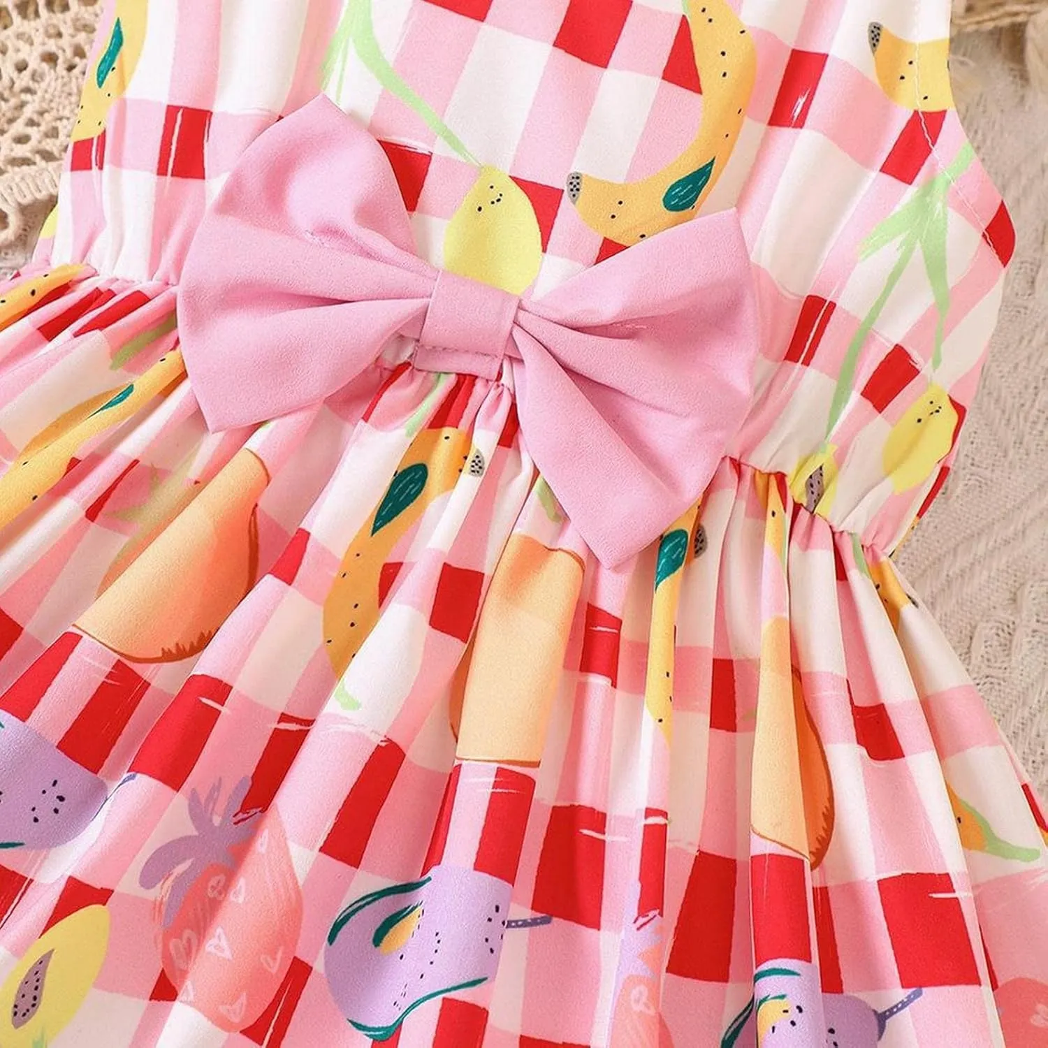 Toddler Girls Summer Flower Dress Cute Floral Smocked Midi Dresses Sleeveless Straps Ruffle Outfit for Little Girl