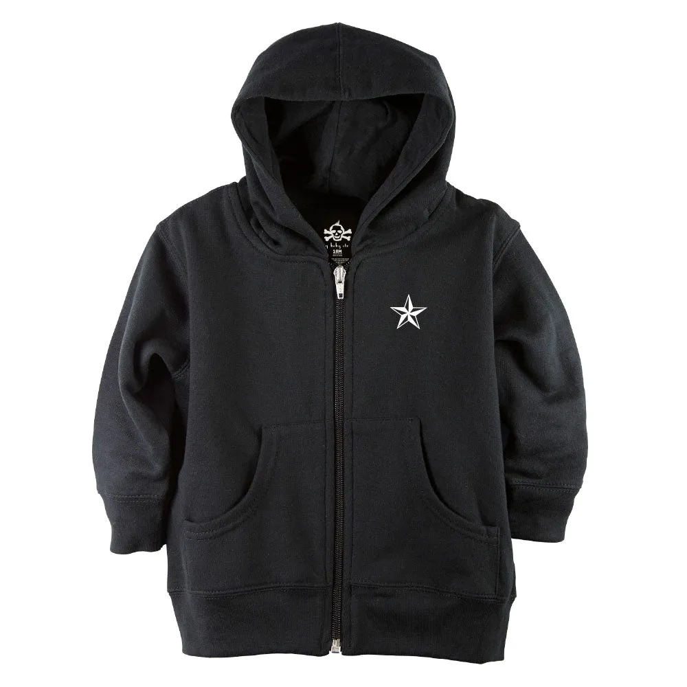 Too Punk Rock for You Front Zipper Baby Hoodie