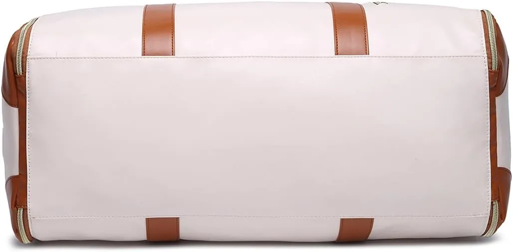 Travelher Foldable Clothing Bag, Tashlo Carry Bag, Tashlo Travel Bag, Garment Bag for Travel, Carry On Garment Bag, Large Capacity Multifunctional Storage Bag (Beige)