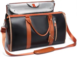 Travelher Foldable Clothing Bag, Tashlo Carry Bag, Tashlo Travel Bag, Garment Bag for Travel, Carry On Garment Bag, Large Capacity Multifunctional Storage Bag (Black)