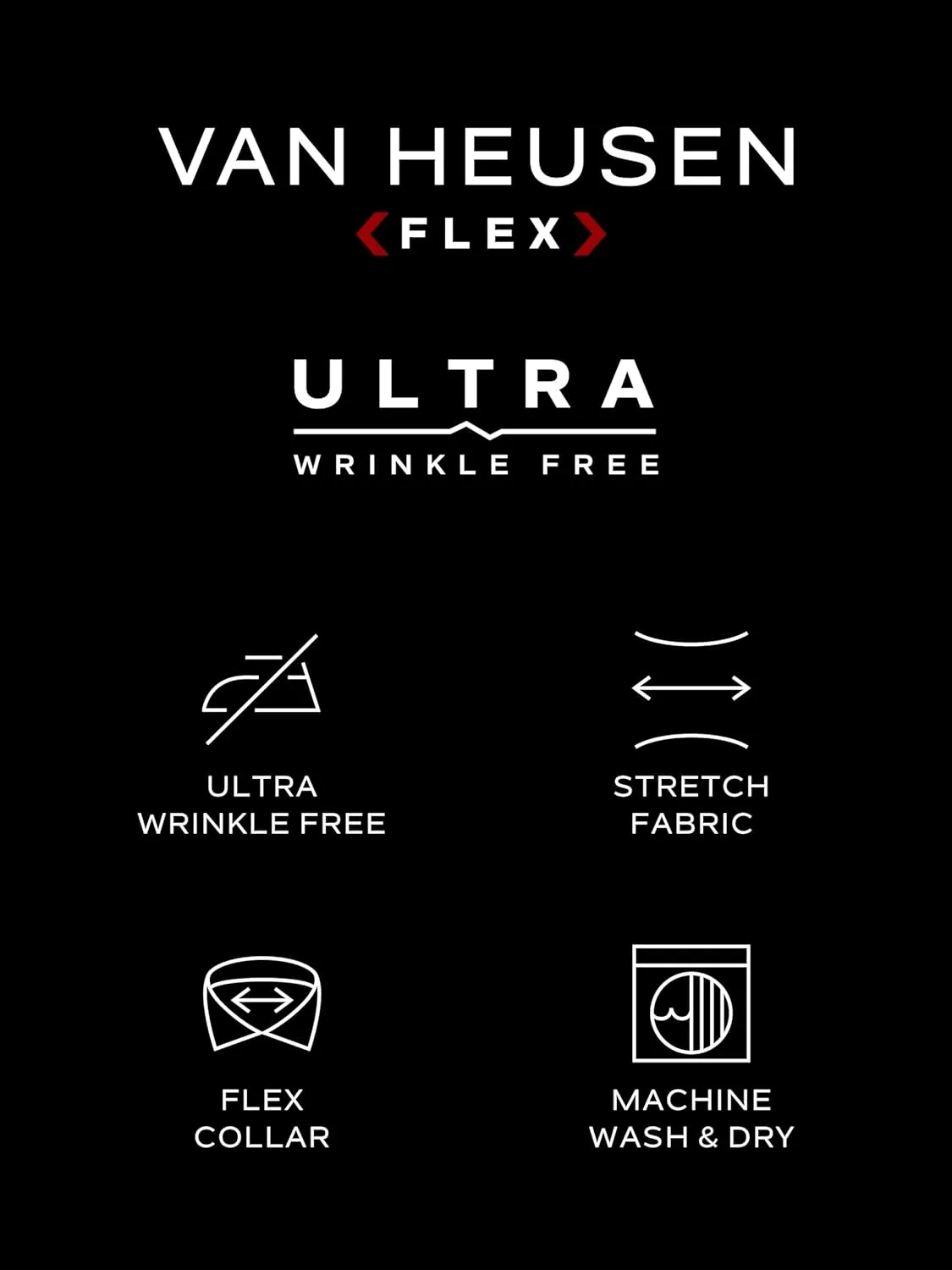 Van Heusen Men's Dress Shirt Regular Fit Ultra Wrinkle Free Flex Collar Stretch Check