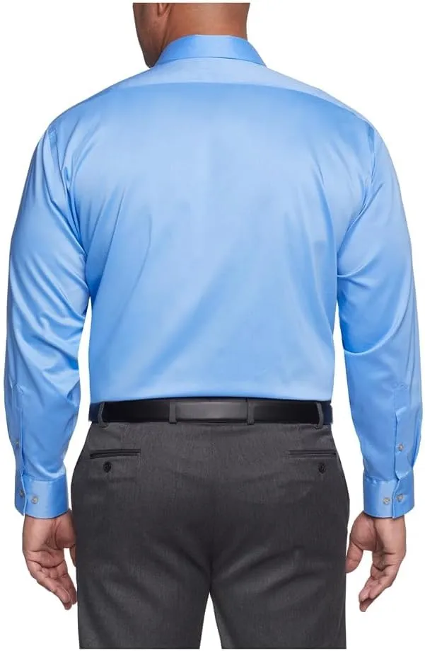 Van Heusen Men's TALL FIT Dress Shirt Ultra Wrinkle Free Flex Collar Stretch (Big and Tall)