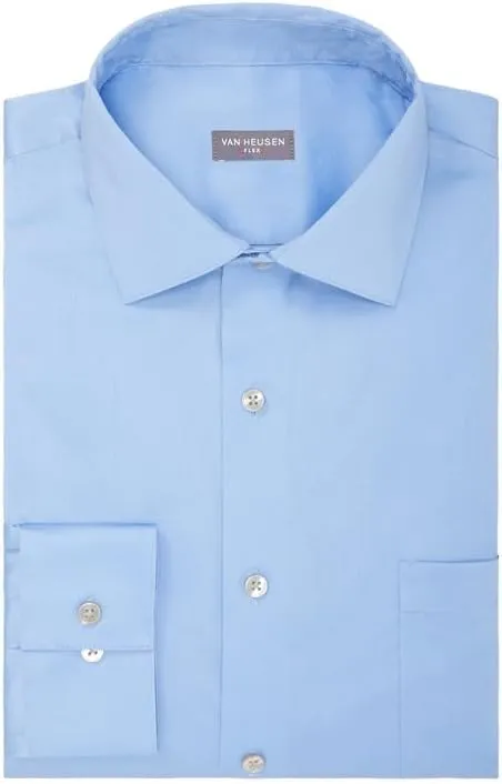 Van Heusen Men's TALL FIT Dress Shirt Ultra Wrinkle Free Flex Collar Stretch (Big and Tall)