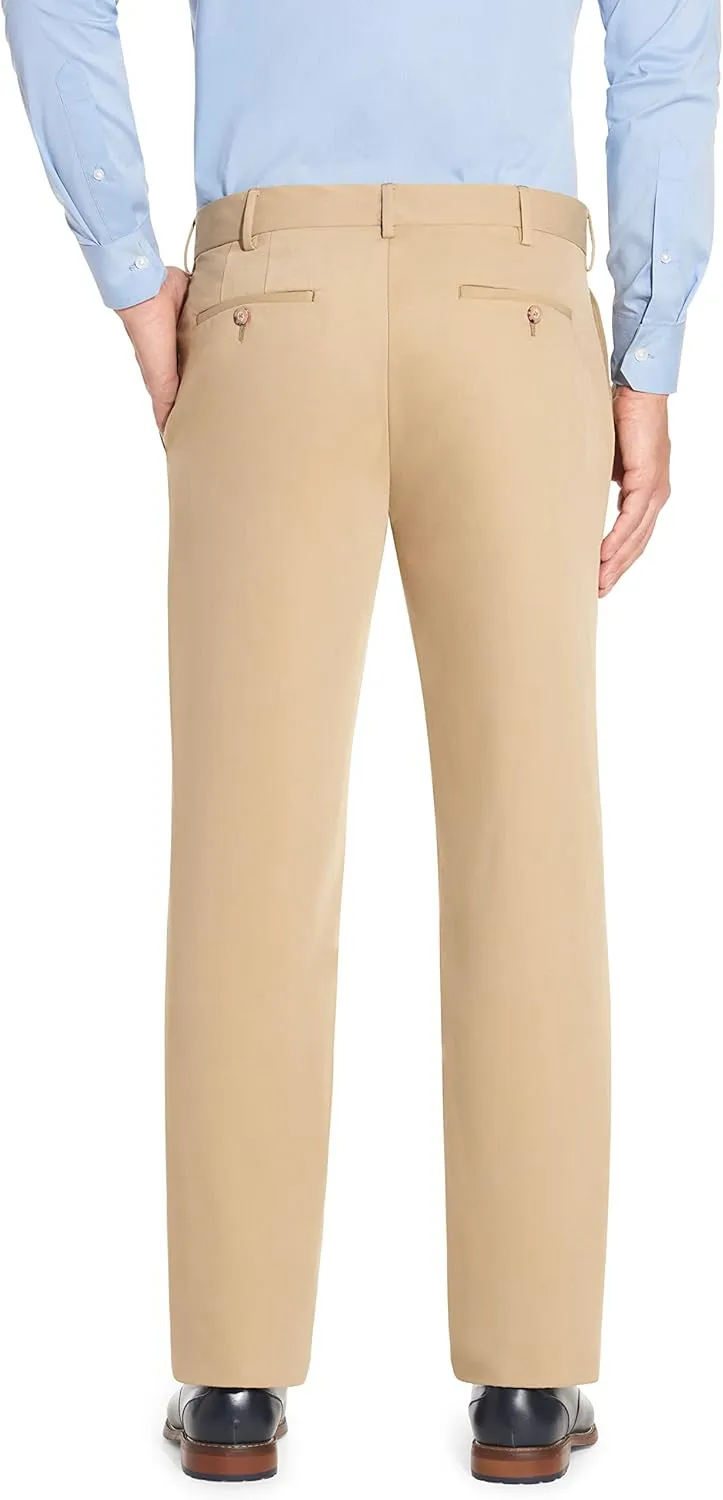 Van Heusen Men's Wrinkle Free Stretch Flat Front Dress Pant