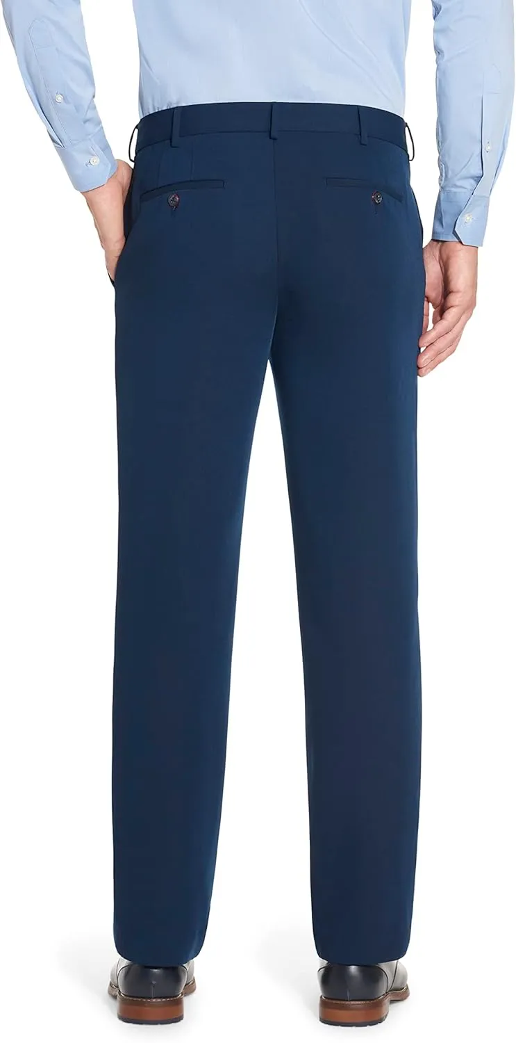 Van Heusen Men's Wrinkle Free Stretch Flat Front Dress Pant