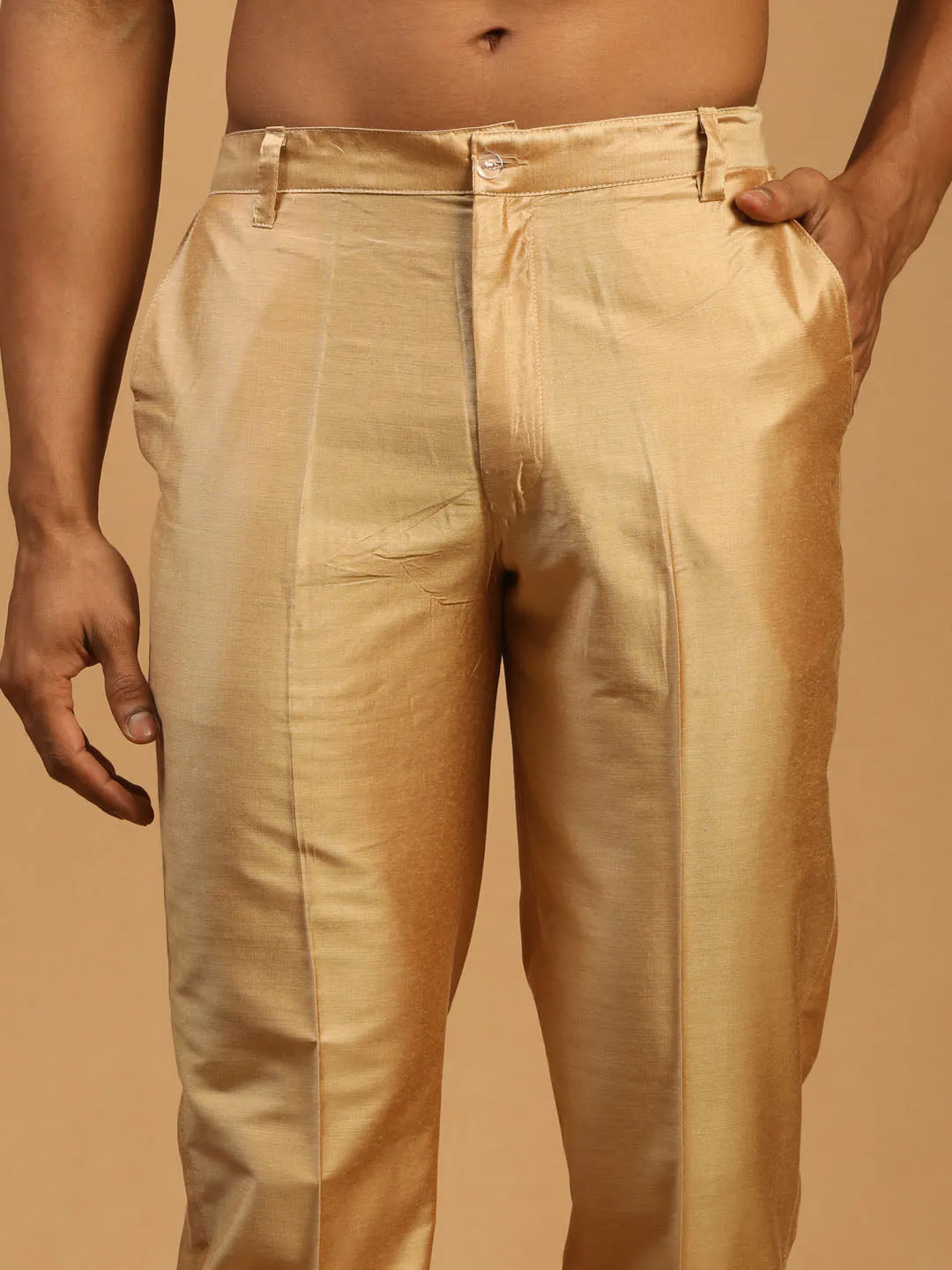 Vastramay Rose Gold Kurta Set