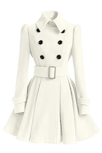Winter/Spring Coat Fashion Spring Casual Winter Woolen Coat Women Skirt