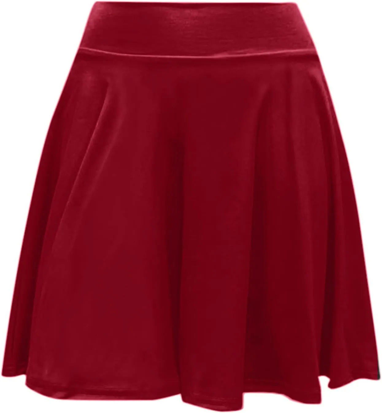 Women Casual Skater Skirt with Shorts High Waist Flared Skorts Pleated Mini Tennis Skirt Athletic Golf Workout Skort